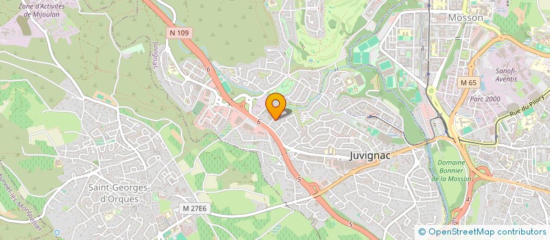 localisation de l'entreprise KY TAXI à MONTPELLIER