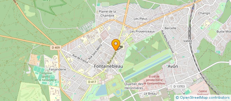localisation de l'entreprise KYA à FONTAINEBLEAU