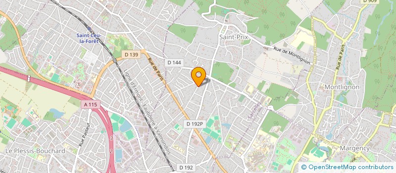localisation de l'entreprise KYA à SAINT-PRIX
