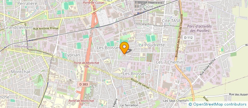 localisation de l'entreprise KYAJ TRANSPORT  VILLEURBANNE