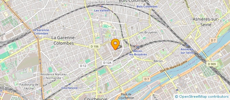 localisation de l'entreprise KYB26 à COURBEVOIE