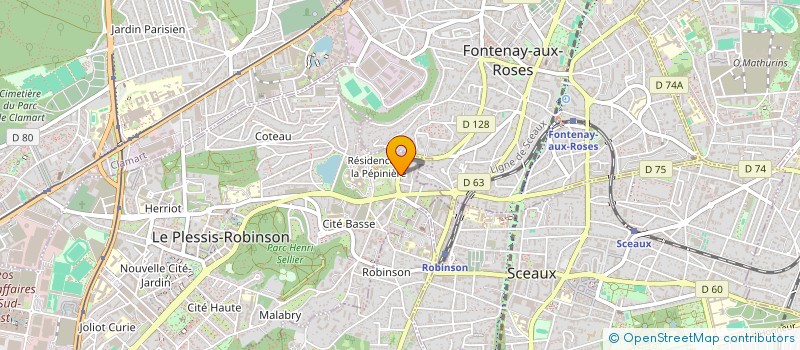 localisation de l'entreprise KYBERNOS  LE PLESSIS-ROBINSON