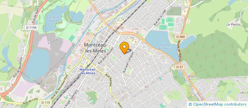localisation de l'entreprise KYBOS PARTNERS à MONTCEAU LES MINES