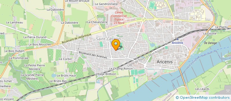 localisation de l'entreprise KYDRA  ANCENIS-SAINT-GEREON