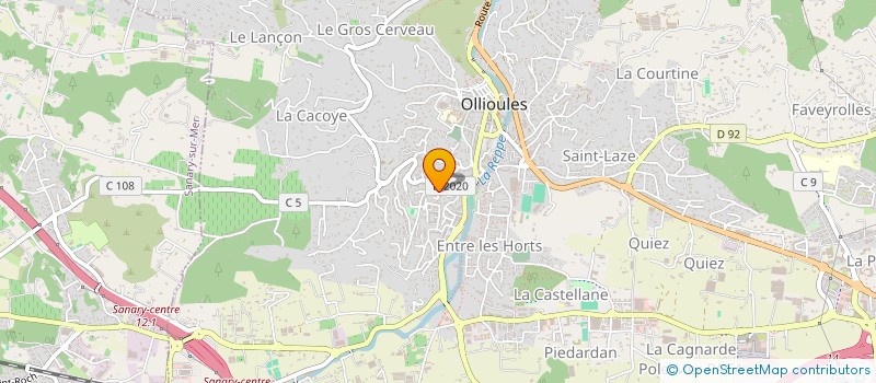 localisation de l'entreprise KYDS à OLLIOULES