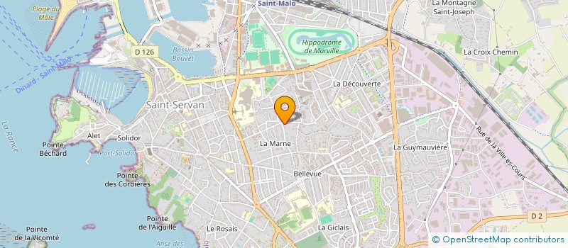 localisation de l'entreprise KYFOS  SAINT-MALO