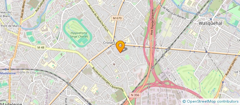 localisation de l'entreprise KYFRAM à MARCQ-EN-BARŒUL