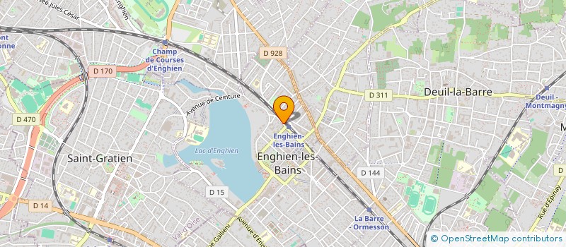 localisation de l'entreprise KYFUN à ENGHIEN-LES-BAINS