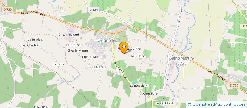 localisation de l'entreprise KYFUN  MONTLIEU-LA-GARDE