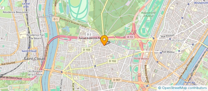 localisation de l'entreprise KYKA PROPERTIES à BOULOGNE-BILLANCOURT