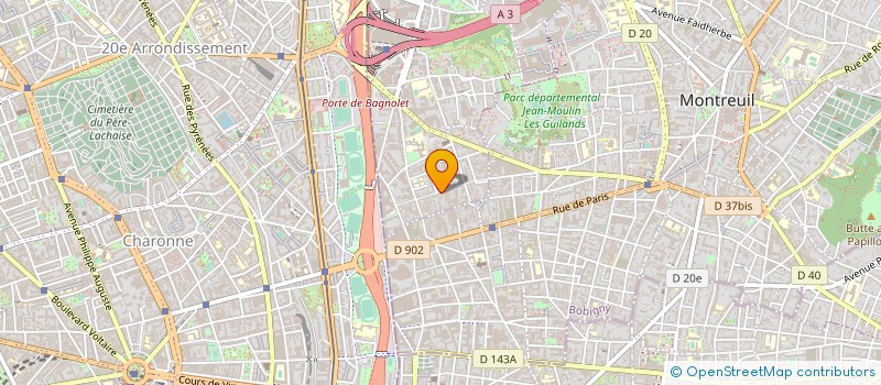 localisation de l'entreprise KYLA DISTRIBUTION à BAGNOLET