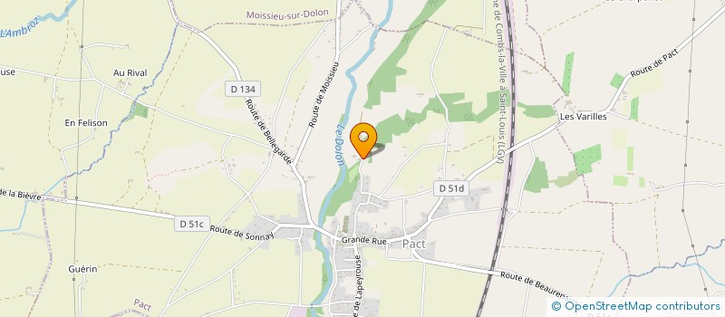 localisation de l'entreprise KYLIANDRE  PACT