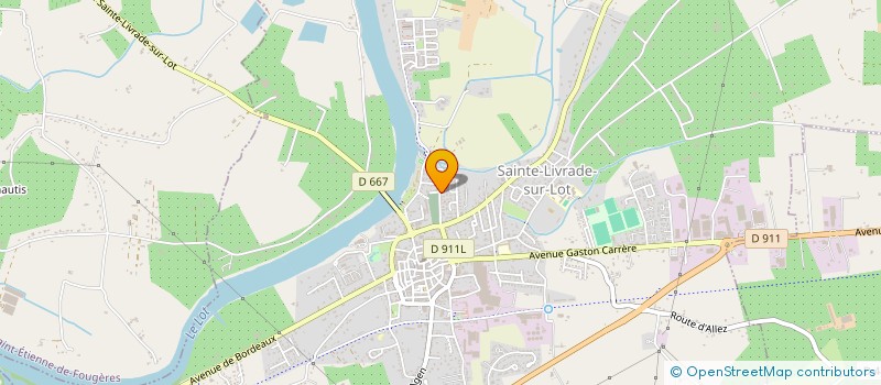 localisation de l'entreprise KYLIANPRESTAGROUP  SAINTE-LIVRADE-SUR-LOT