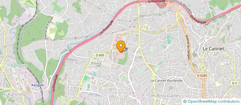 localisation de l'entreprise KYLIEVENTS AGENCY  LE CANNET