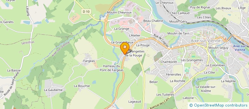 localisation de l'entreprise KYLIHANA à AIXE-SUR-VIENNE