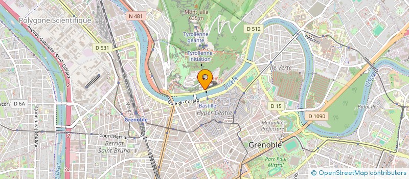 localisation de l'entreprise KYLIS38  GRENOBLE