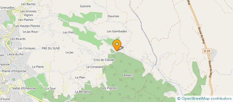 localisation de l'entreprise KYLMATH  LE PLAN-DE-LA-TOUR