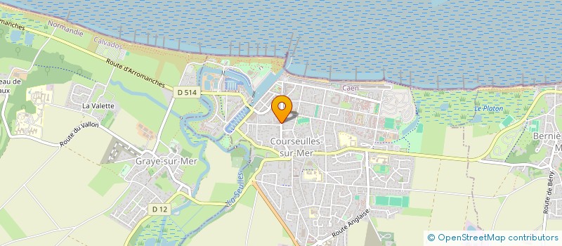 localisation de l'entreprise KYLMEL à COURSEULLES-SUR-MER