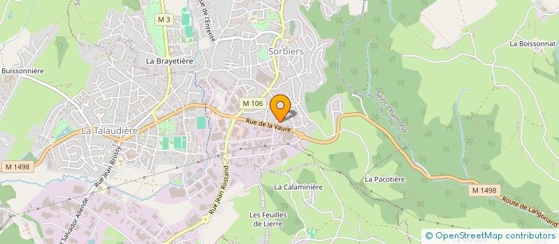 localisation de l'entreprise KYM INVEST  SORBIERS