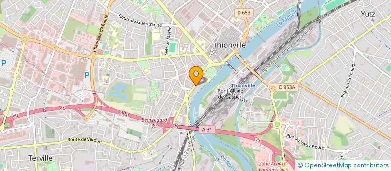 localisation de l'entreprise KYM TRANS EXPRESS  THIONVILLE