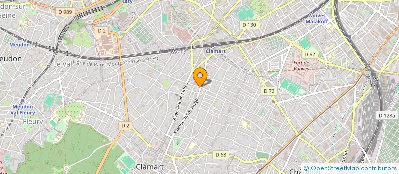 localisation de l'entreprise KYMA à CLAMART