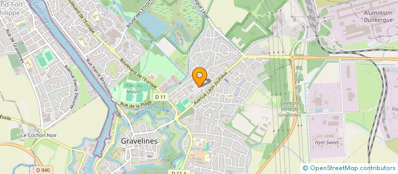 localisation de l'entreprise KYMADIS  GRAVELINES