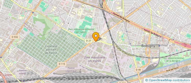 localisation de l'entreprise KYMAX à BOBIGNY