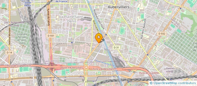 localisation de l'entreprise KYMAXX à AUBERVILLIERS