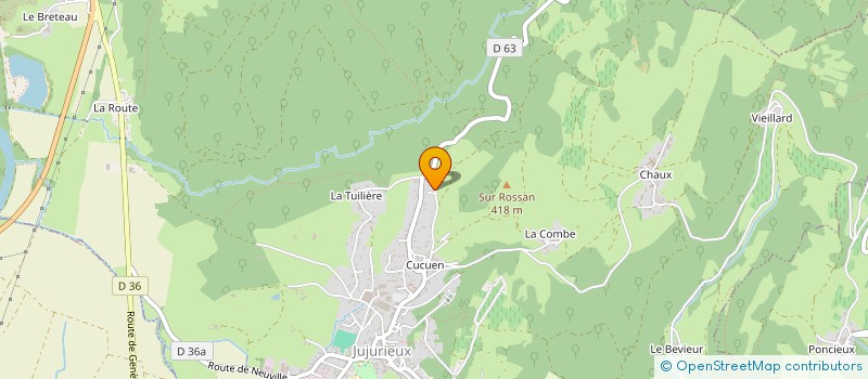 localisation de l'entreprise KYMELYS  JUJURIEUX