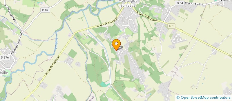 localisation de l'entreprise KYMZO  MONTAIGUT-SUR-SAVE