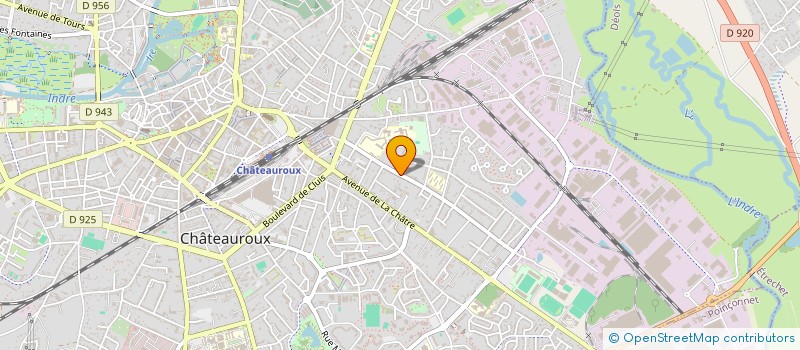 localisation de l'entreprise KYN INVEST à CHATEAUROUX