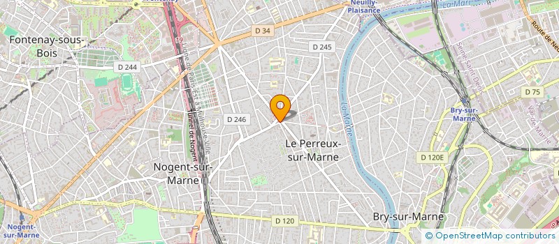 localisation de l'entreprise KYN PROVENCE  LE PERREUX-SUR-MARNE