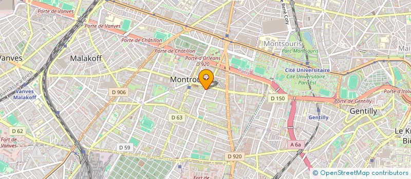 localisation de l'entreprise KYNAN PATRIMOINE ET IMMOBILIER  MONTROUGE