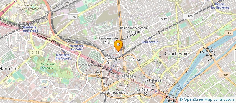localisation de l'entreprise KYNDRYL FRANCE  COURBEVOIE