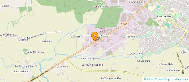 localisation de l'entreprise KYNETEC FRANCE  LES HERBIERS