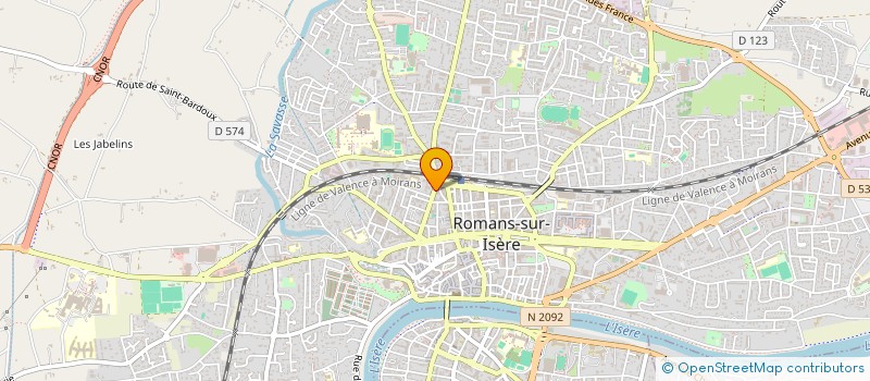 localisation de l'entreprise KYNEXT à ROMANS-SUR-ISERE