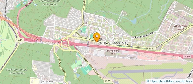 localisation de l'entreprise KYNTUS RESEAUX à VELIZY-VILLACOUBLAY
