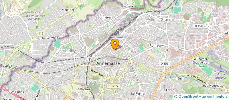 localisation de l'entreprise KYO ANNEMASSE à ANNEMASSE