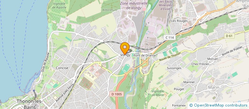 localisation de l'entreprise KYO THONON à THONON-LES-BAINS