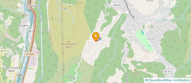 localisation de l'entreprise KYOKEN CLUB LEVENS KARATE  LEVENS