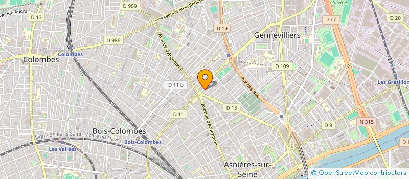 localisation de l'entreprise KYOKUSHIN BOXING IKBO  ASNIERES-SUR-SEINE