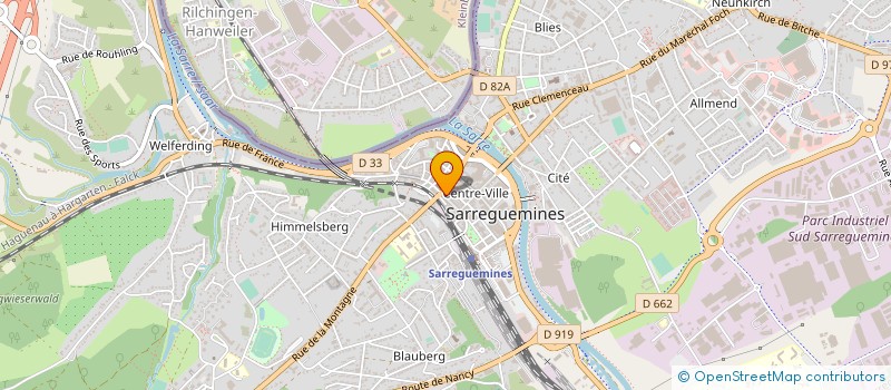 localisation de l'entreprise KYONY à SARREGUEMINES