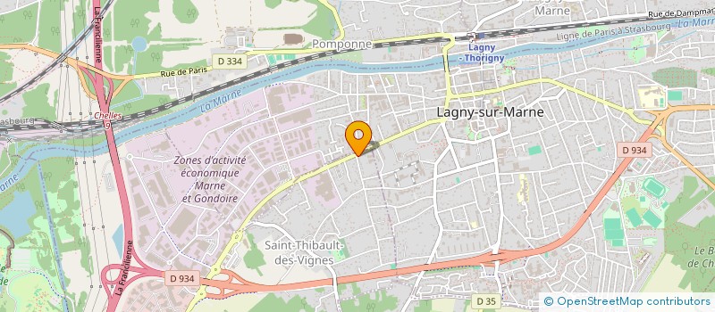 localisation de l'entreprise KYOSAI ASSOCIATION (KA)  SAINT-THIBAULT-DES-VIGNES