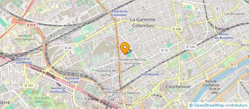 localisation de l'entreprise KYOTEC FRANCE à COURBEVOIE