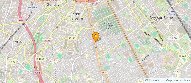 localisation de l'entreprise KYOTO SUSHI à VILLEJUIF