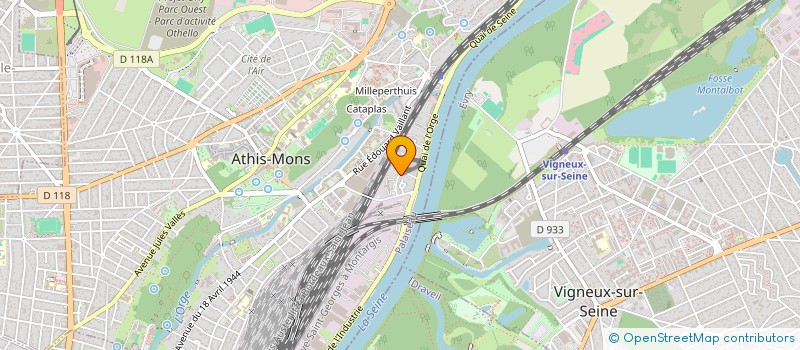 localisation de l'entreprise KYOZTU LOCATION EVENTS à ATHIS-MONS
