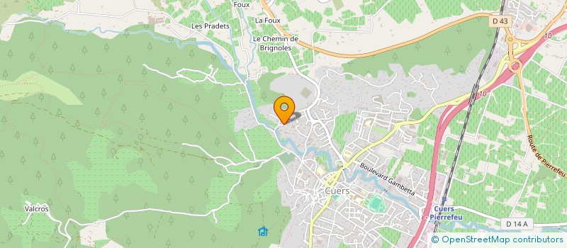 localisation de l'entreprise KYPRIOTIS JCS  CUERS