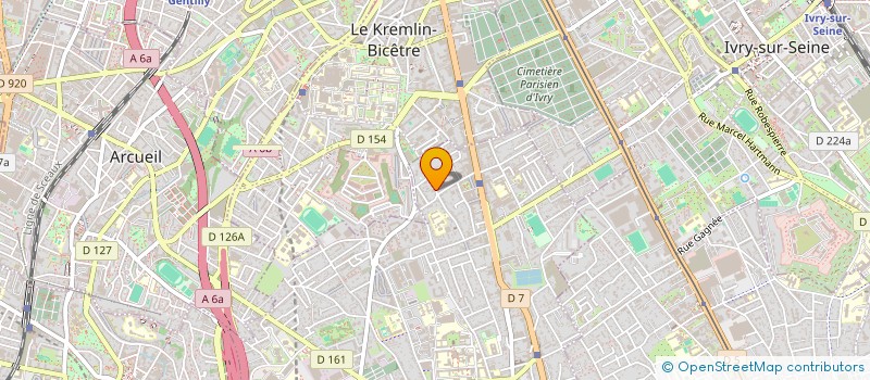 localisation de l'entreprise KYRAS  VILLEJUIF