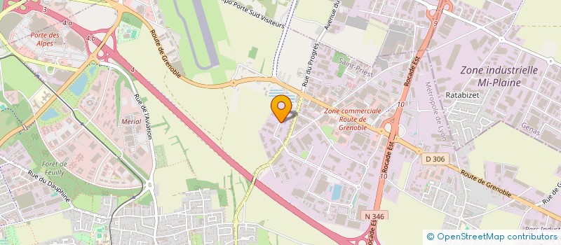 localisation de l'entreprise KYRIADE  SAINT-PRIEST