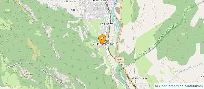 localisation de l'entreprise KYRIELLE  L'ARGENTIERE-LA-BESSEE